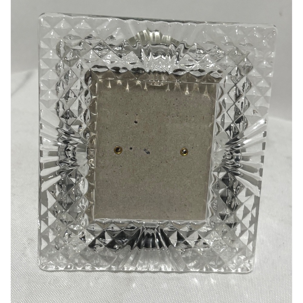 Shannon Crystal Designs of Ireland 24% Lead fine Crystal Mini Picture Frame 2x3